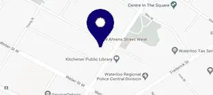 Map of Kitchener-Waterloo