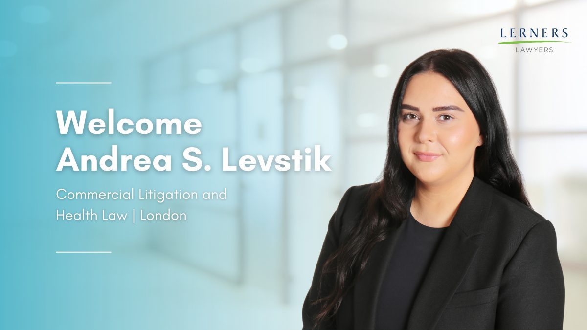 Welcome Andrea S. Levstik | Lerners LLP
